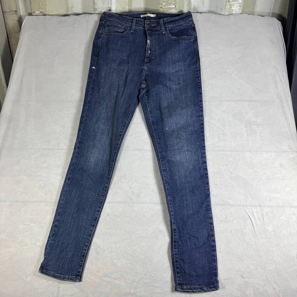 Levi's 721 Womens Skinny Jeans Blue Denim High Rise Medium Wash Outdoor‎ Size 30